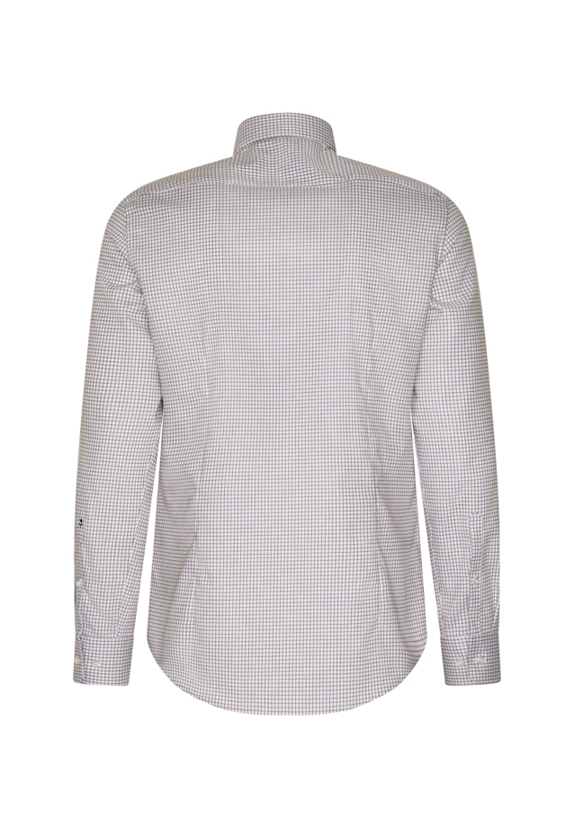 Shaped Business shirt Check in Rot |  Seidensticker Onlineshop
