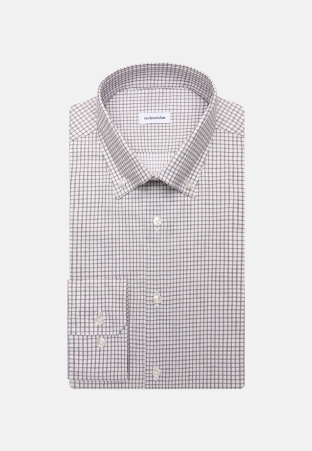 Shaped Business shirt Check in Rot |  Seidensticker Onlineshop