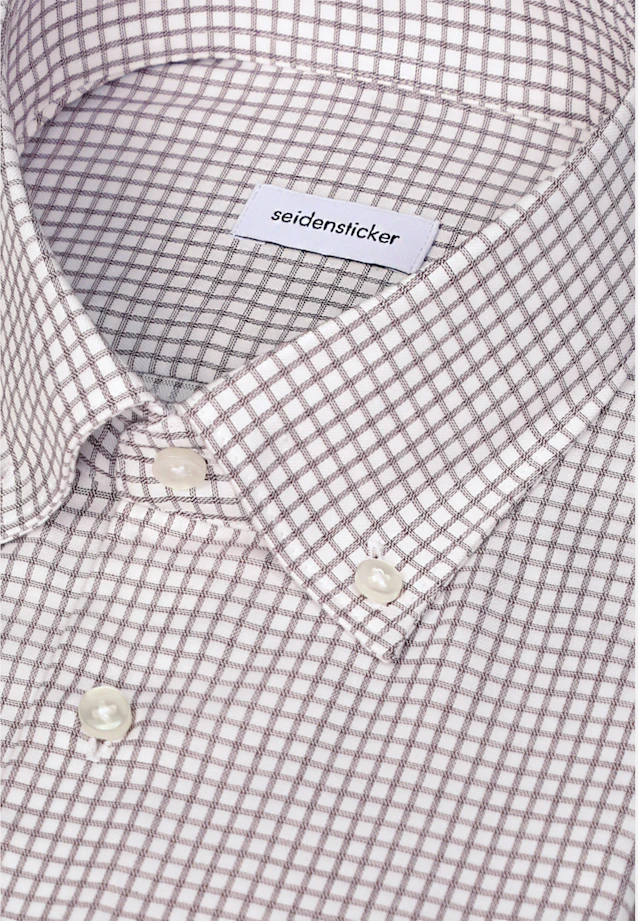 Shaped Business shirt Check in Rot |  Seidensticker Onlineshop
