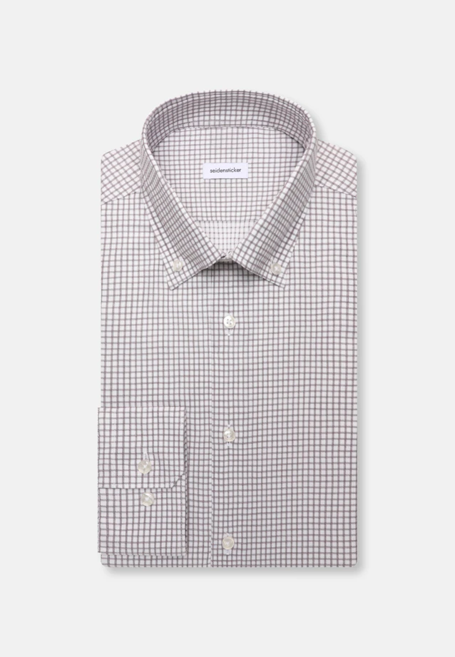 Shaped Business shirt Check in Rot |  Seidensticker Onlineshop