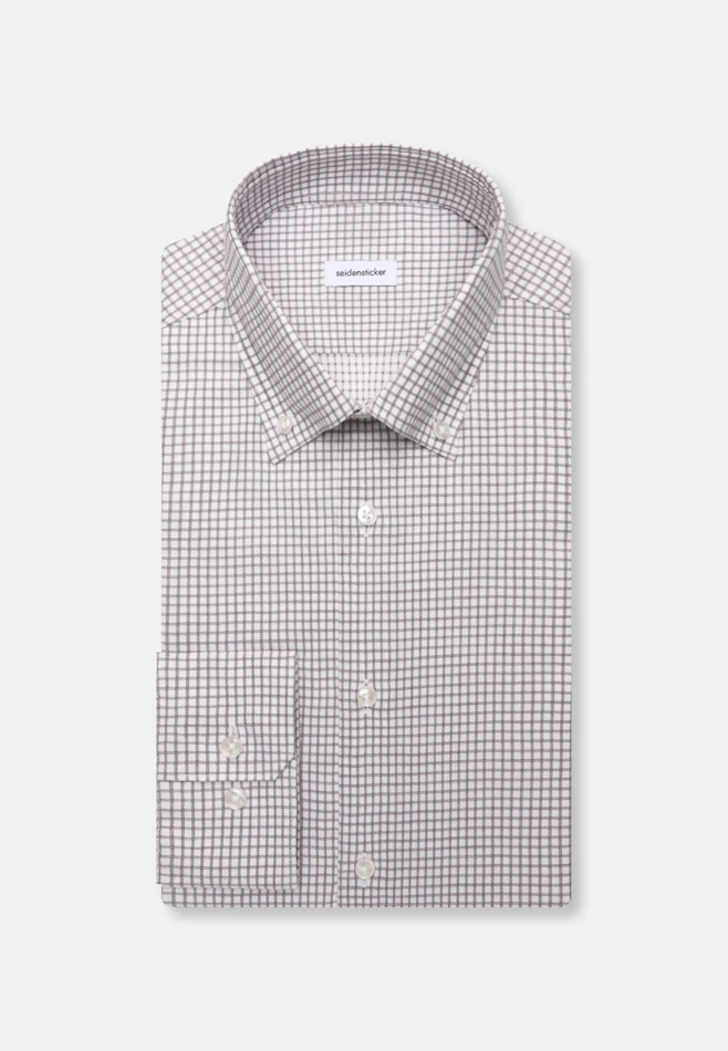 Shaped Business shirt Check in Rot | Seidensticker online shop