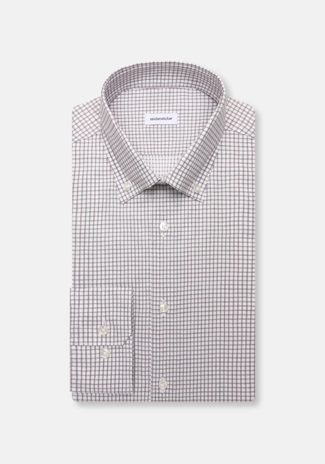Shaped Business shirt Check in Rot | Seidensticker online shop