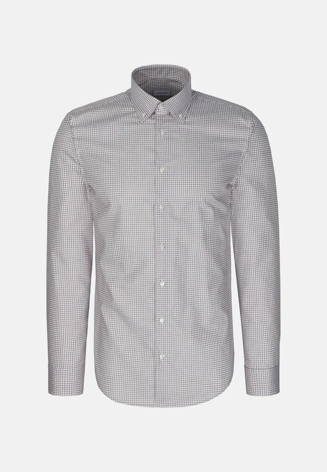 Shaped Business shirt Check in Rot |  Seidensticker Onlineshop