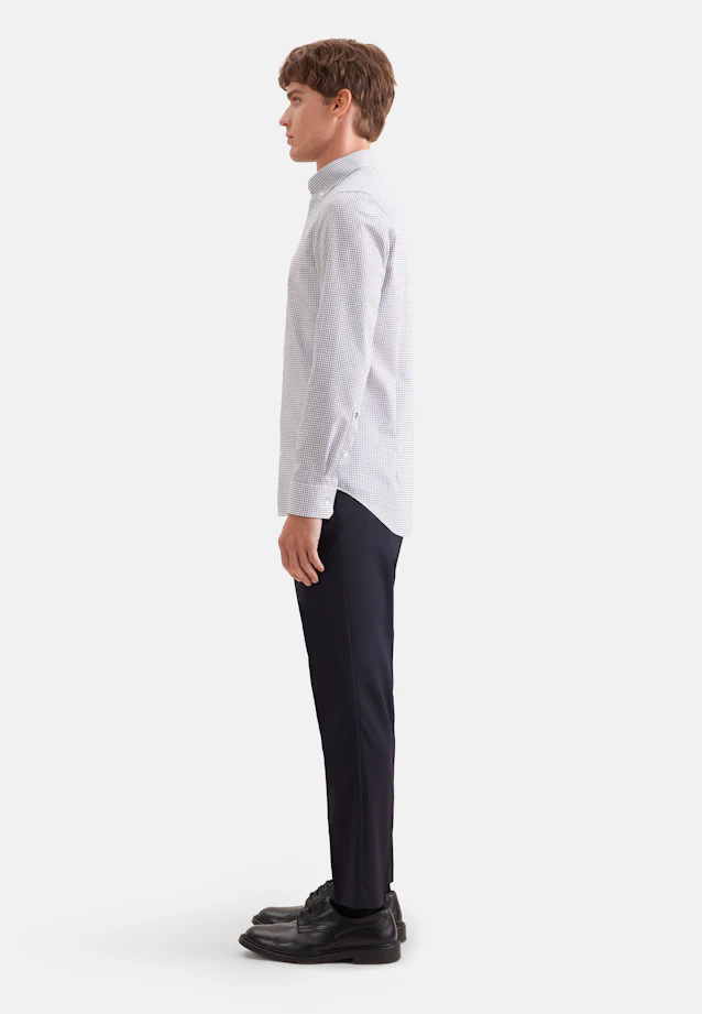 Shaped Business shirt Check in Grün |  Seidensticker Onlineshop