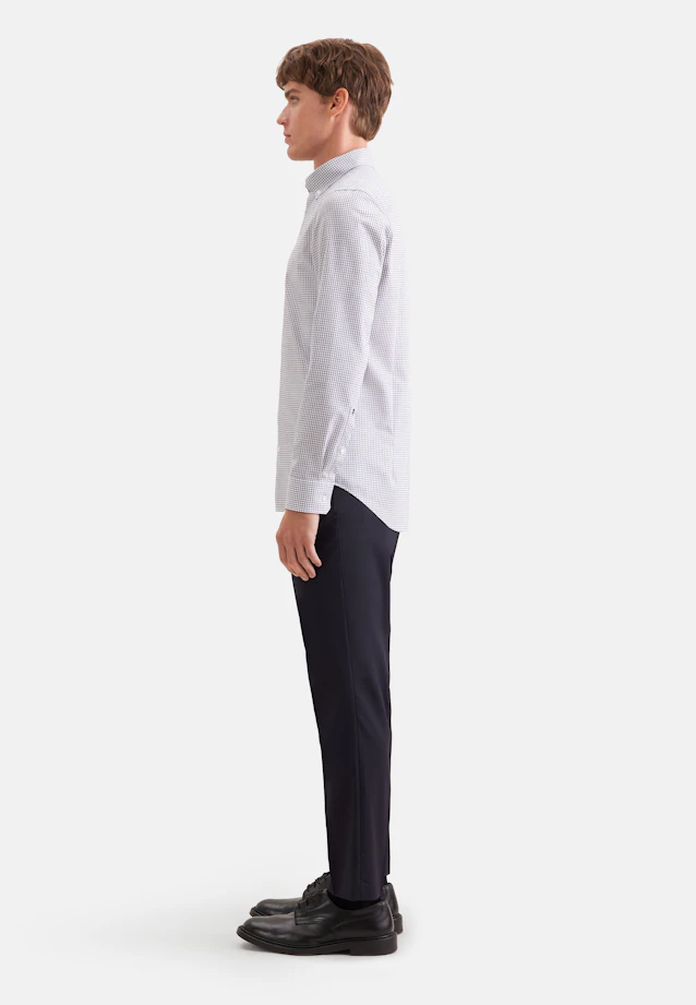 Shaped Business shirt Check in Grün |  Seidensticker Onlineshop