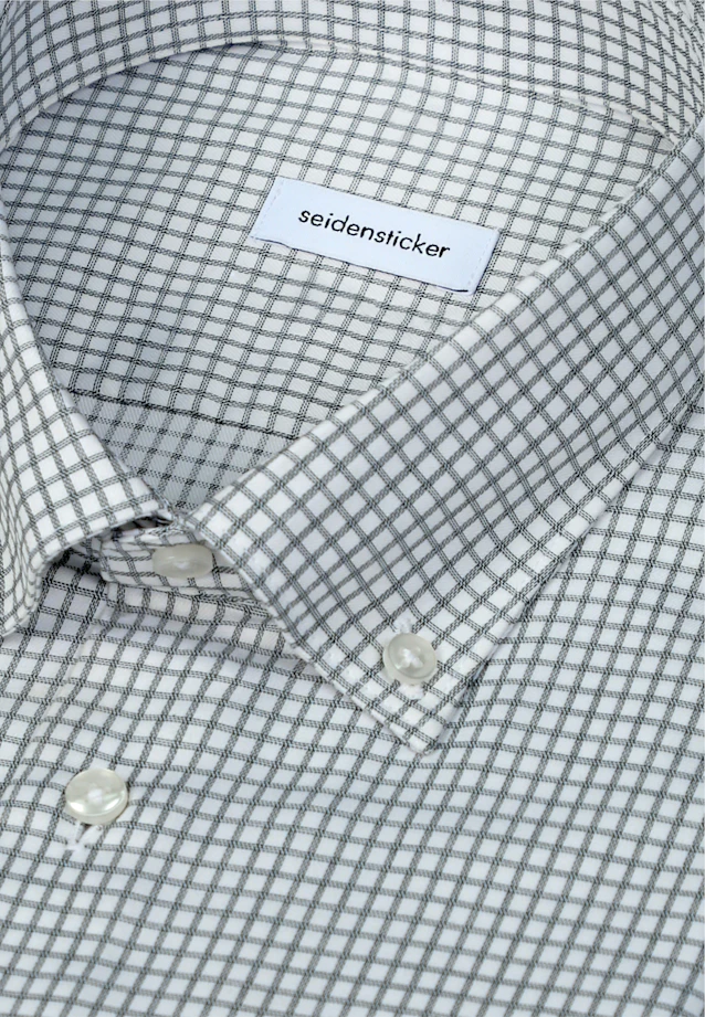 Shaped Business shirt Check in Grün |  Seidensticker Onlineshop