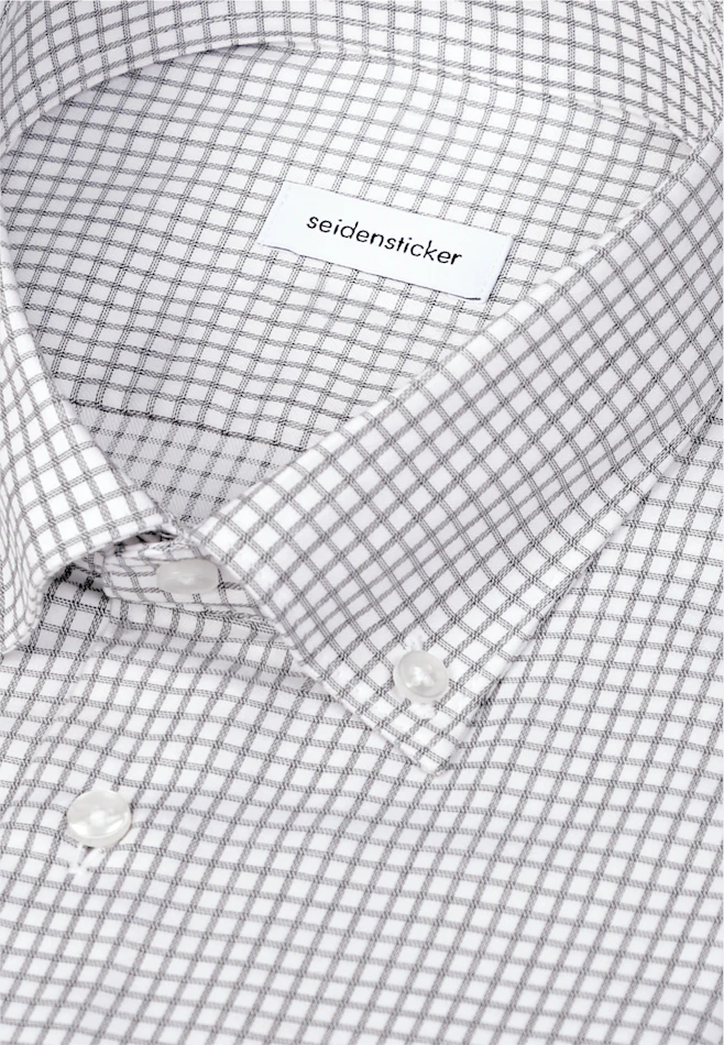 Shaped Business shirt Check in Grün | Seidensticker online shop
