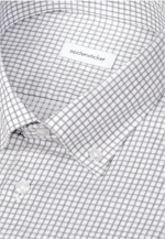 Shaped Business shirt Check in Grün |  Seidensticker Onlineshop
