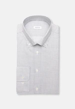 Shaped Business shirt Check in Grün |  Seidensticker Onlineshop