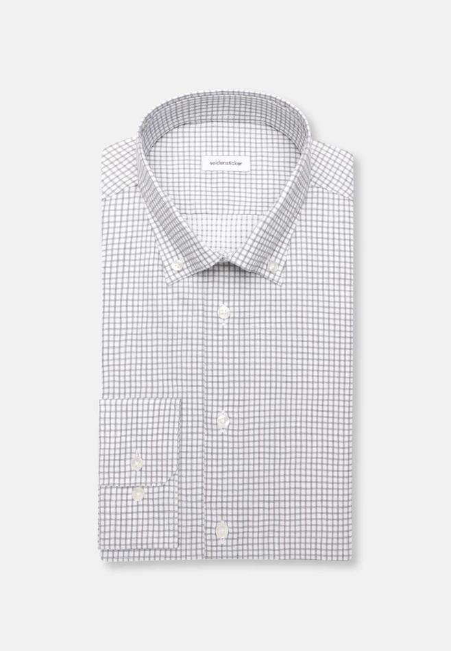 Shaped Business shirt Check in Grün | Seidensticker online shop