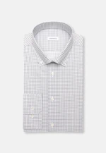 Shaped Business shirt Check in Grün |  Seidensticker Onlineshop