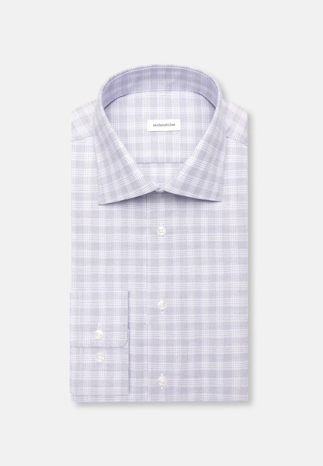 Shaped Chemise d'affaires carreaux in Bleu Moyen |  Seidensticker Onlineshop