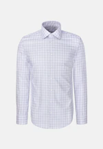 Shaped Chemise d'affaires carreaux in Bleu Moyen |  Seidensticker Onlineshop