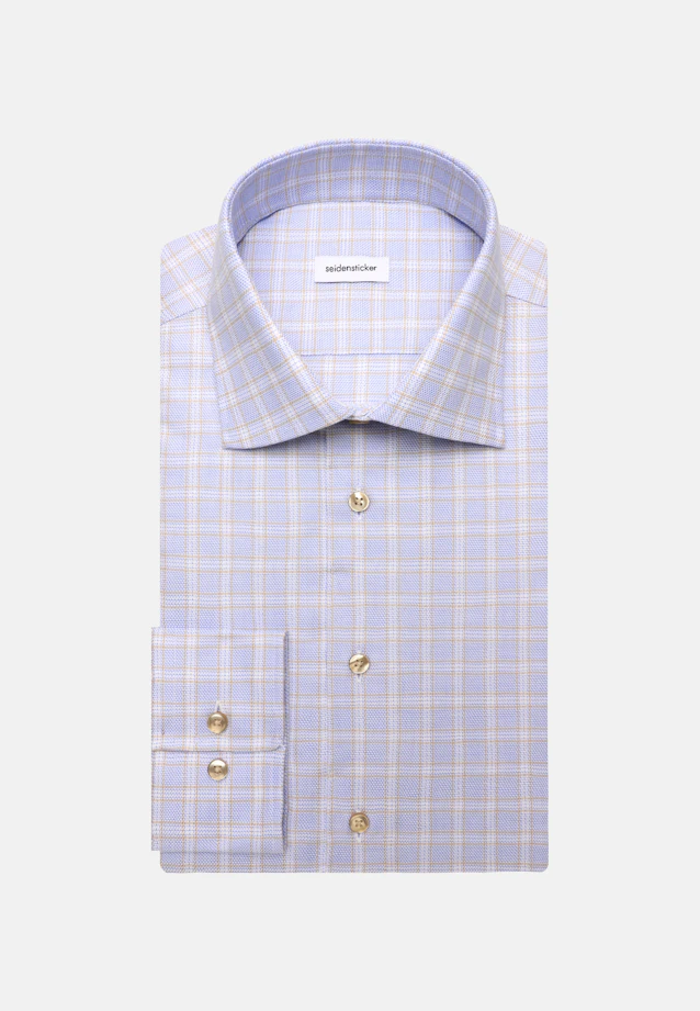 Shaped Business shirt Check in Beige |  Seidensticker Onlineshop