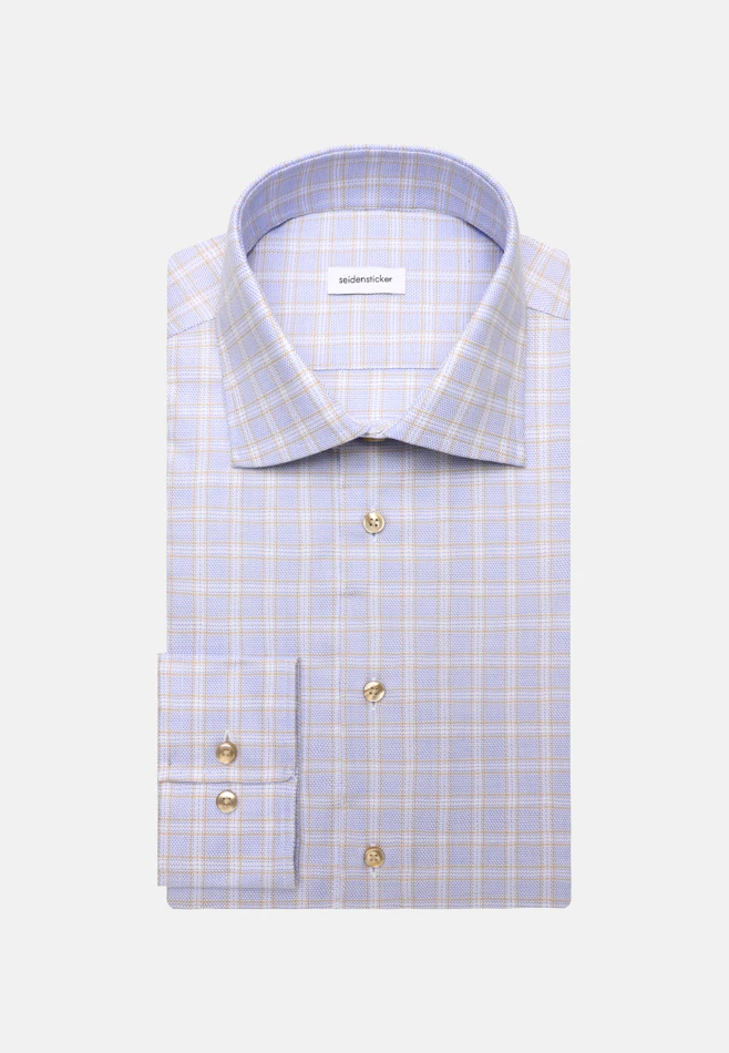 Shaped Business shirt Check in Beige | Seidensticker online shop