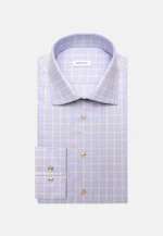 Shaped Business Hemd Karo in Beige |  Seidensticker Onlineshop