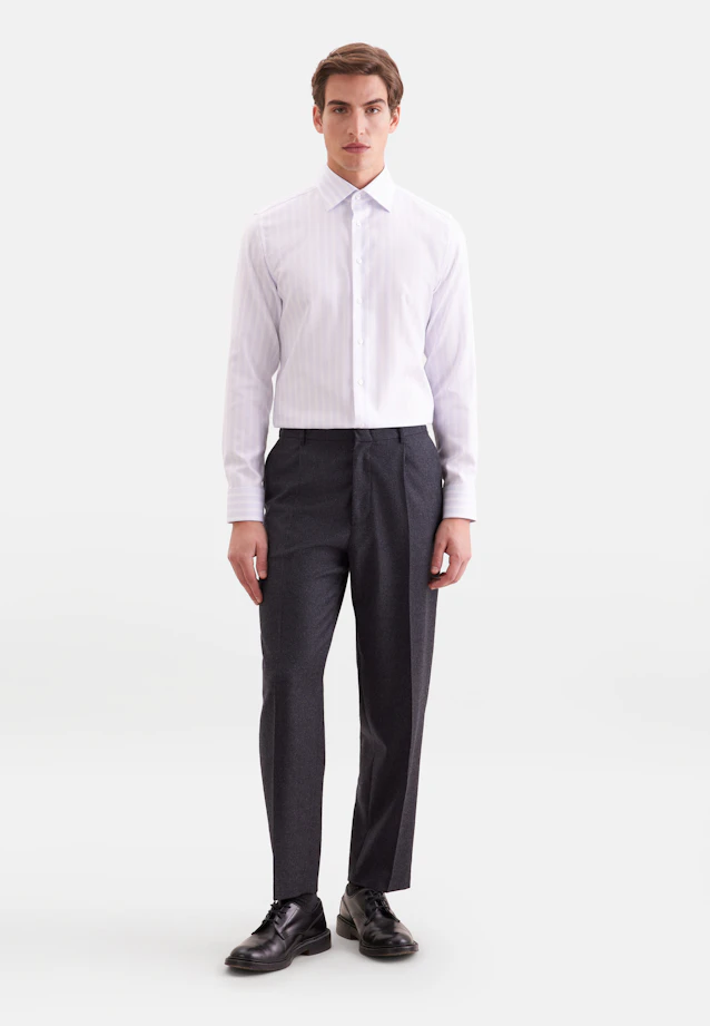 Shaped Business shirt Stripes in Hellblau |  Seidensticker Onlineshop