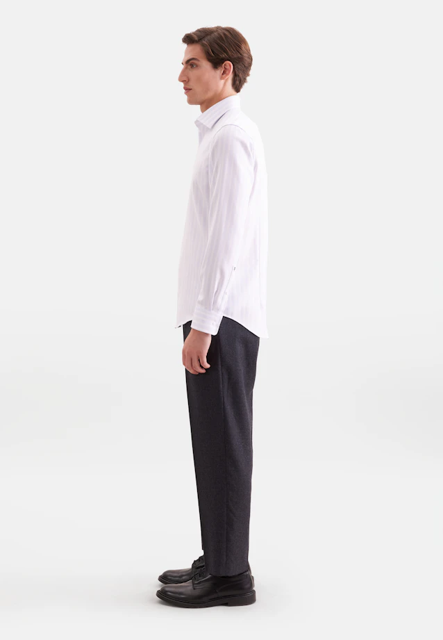 Shaped Business shirt Stripes in Hellblau |  Seidensticker Onlineshop