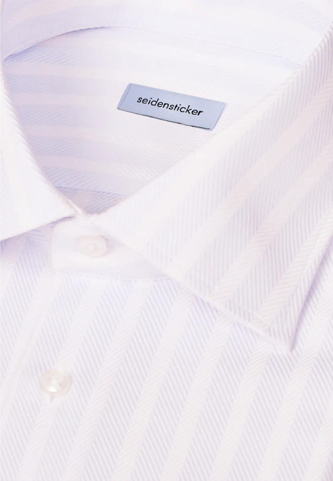 Shaped Business shirt Stripes in Hellblau | Seidensticker online shop