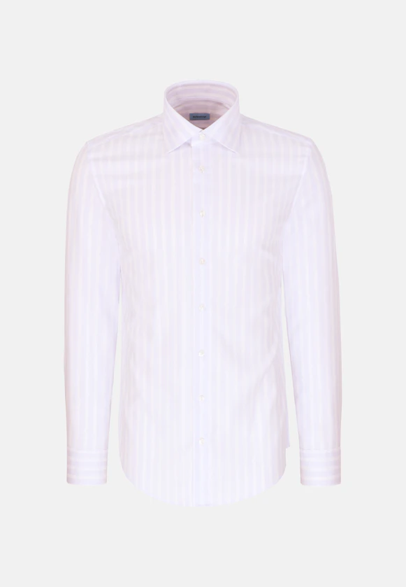 Shaped Business shirt Stripes in Hellblau |  Seidensticker Onlineshop