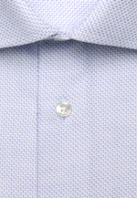Shaped Business shirt Structure in Mittelblau |  Seidensticker Onlineshop