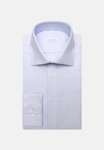 Shaped Business shirt Structure in Mittelblau |  Seidensticker Onlineshop