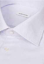 Shaped Business Hemd Struktur in Mittelblau |  Seidensticker Onlineshop