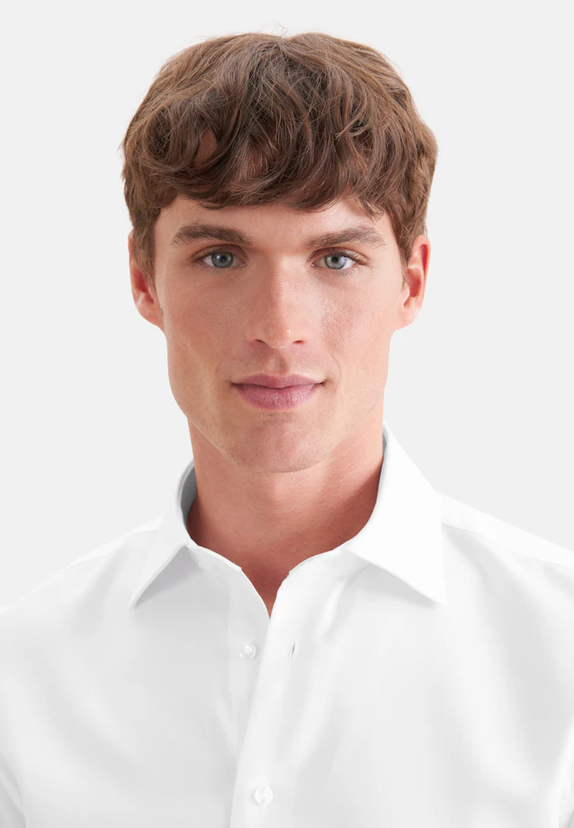 X-Slim Business shirt Structure in Weiß |  Seidensticker Onlineshop