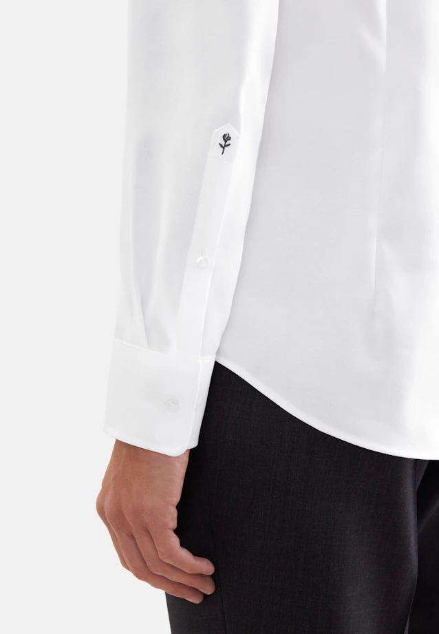 X-Slim Business shirt Structure in Weiß |  Seidensticker Onlineshop