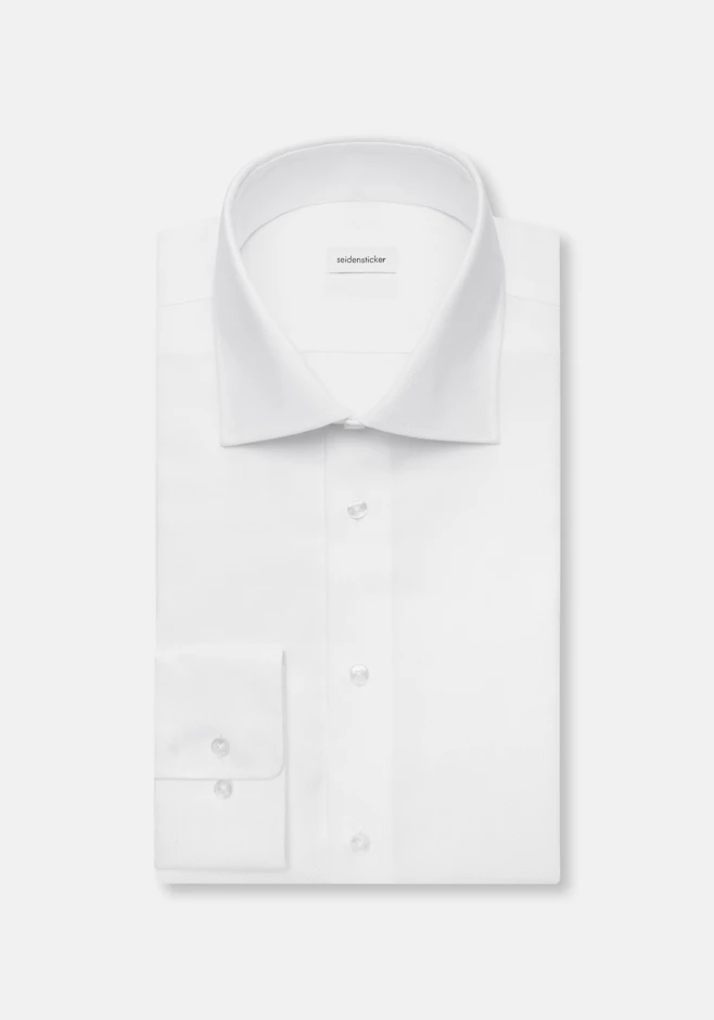 X-Slim Business shirt Structure in Weiß | Seidensticker online shop