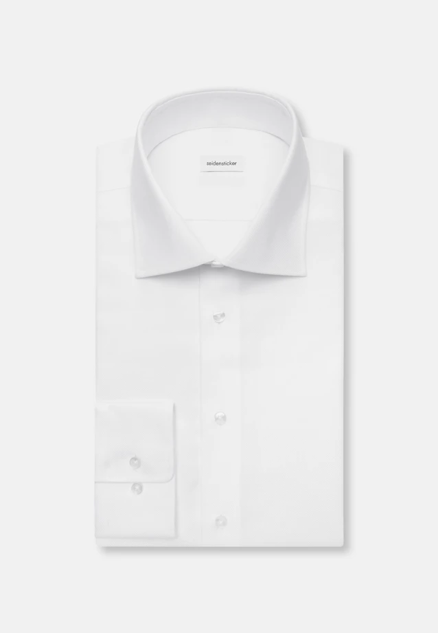 X-Slim Business shirt Structure in Weiß |  Seidensticker Onlineshop