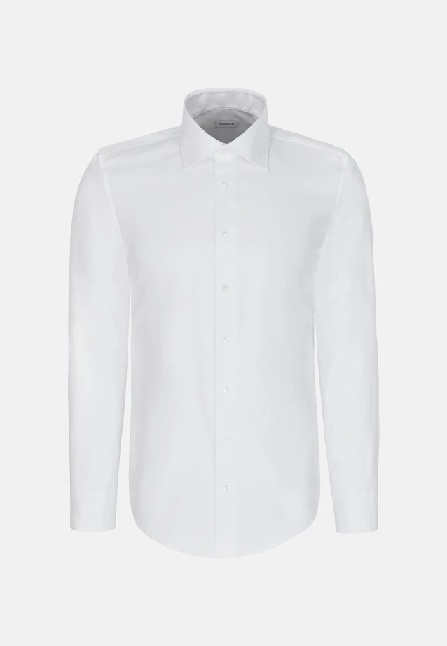 X-Slim Business shirt Structure in Weiß |  Seidensticker Onlineshop
