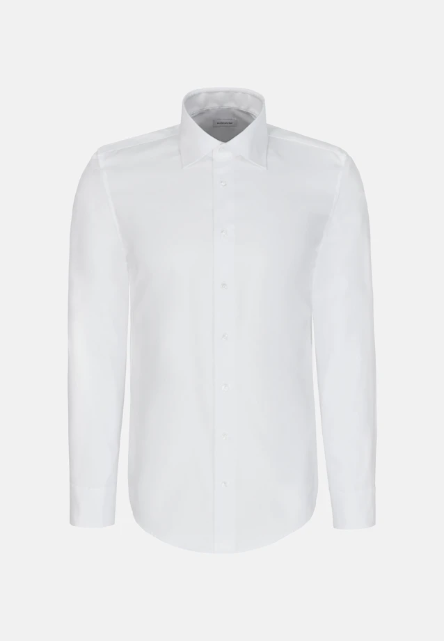 X-Slim Business shirt Structure in Weiß |  Seidensticker Onlineshop