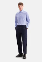 Slim Business shirt Stripes in Mittelblau |  Seidensticker Onlineshop