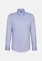 Slim Business shirt Stripes in Mittelblau |  Seidensticker Onlineshop