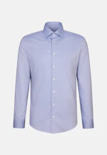 Slim Business Hemd Gestreift in Mittelblau |  Seidensticker Onlineshop