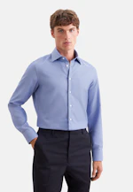 Slim Chemise d'affaires Structure in Bleu Moyen |  Seidensticker Onlineshop