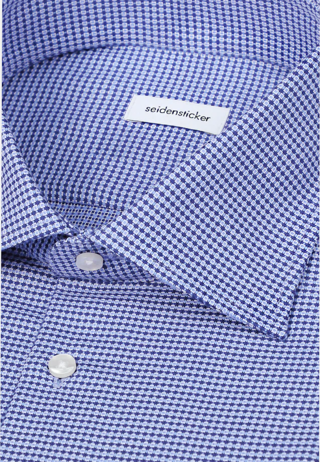 Slim Chemise d'affaires Structure in Bleu Moyen |  Seidensticker Onlineshop