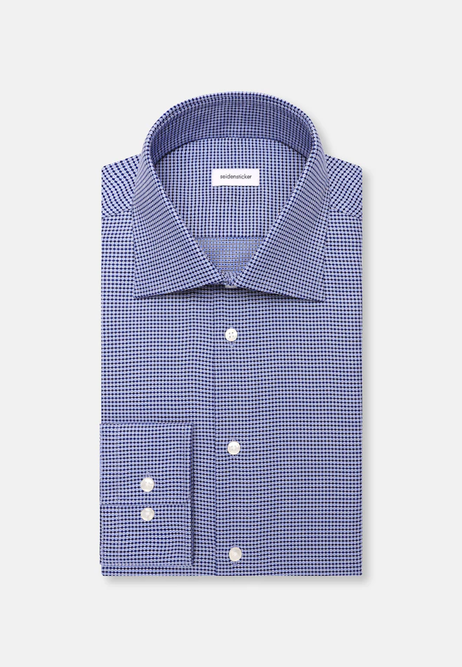 Slim Chemise d'affaires Structure dans Bleu Moyen | Boutique en ligne Seidensticker