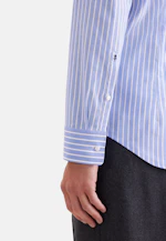 Slim Business Hemd Gestreift in Mittelblau |  Seidensticker Onlineshop