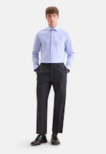 Slim Business shirt Stripes in Mittelblau |  Seidensticker Onlineshop