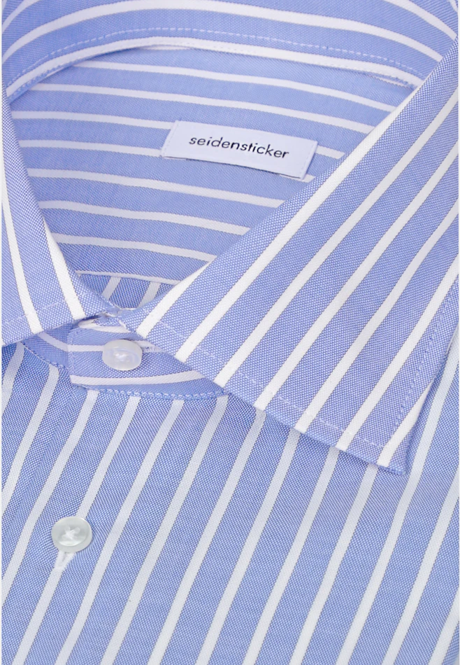 Slim Chemise d'affaires Rayures dans Bleu Moyen | Boutique en ligne Seidensticker
