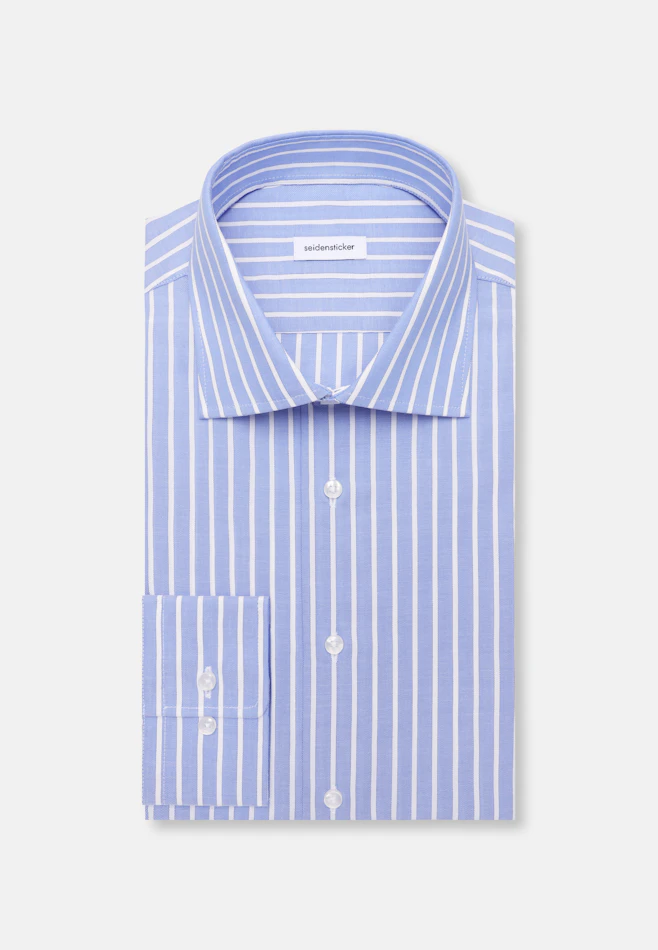 Slim Chemise d'affaires Rayures dans Bleu Moyen | Boutique en ligne Seidensticker