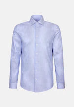 Slim Business shirt Stripes in Mittelblau |  Seidensticker Onlineshop