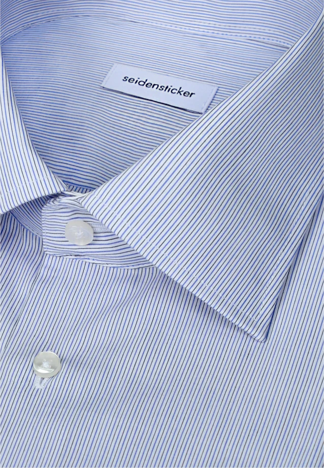 X-Slim Chemise d'affaires Rayures in Bleu Moyen |  Seidensticker Onlineshop