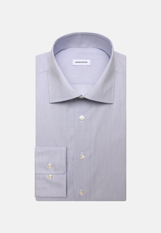 X-Slim Chemise d'affaires Rayures in Bleu Moyen |  Seidensticker Onlineshop