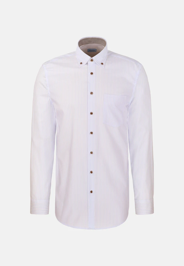 Regular Business shirt Stripes in Hellblau |  Seidensticker Onlineshop