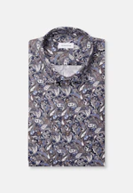 Regular Chemise d'affaires Imprimé in Marron |  Seidensticker Onlineshop