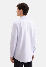 Regular Business shirt Structure in Mittelblau |  Seidensticker Onlineshop