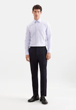 Regular Chemise d'affaires Structure in Bleu Moyen |  Seidensticker Onlineshop